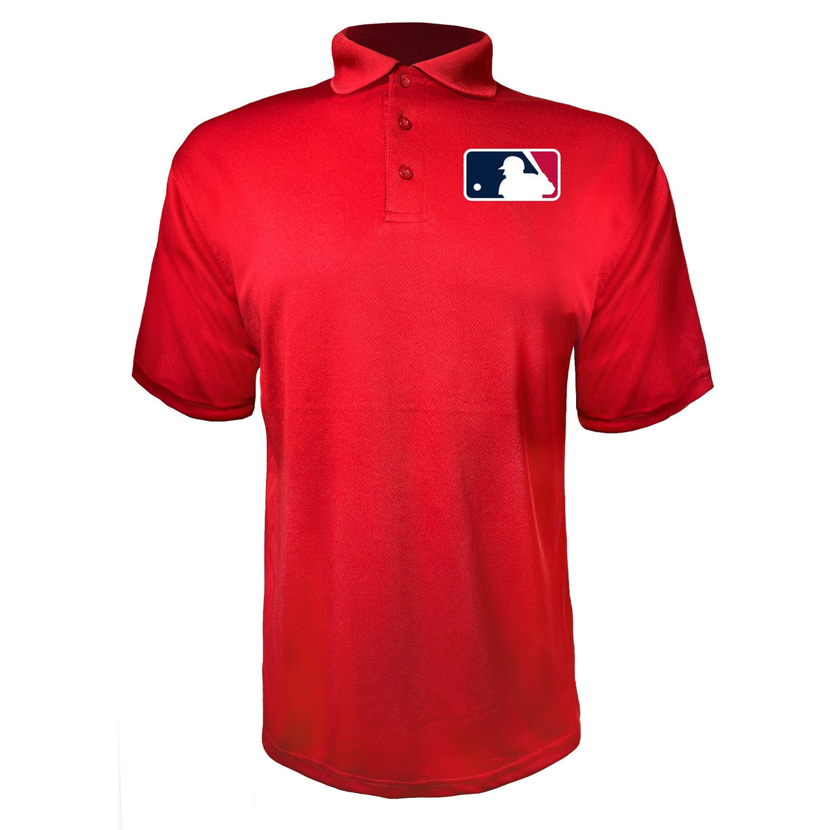 Major League Baseball Red polyester polo