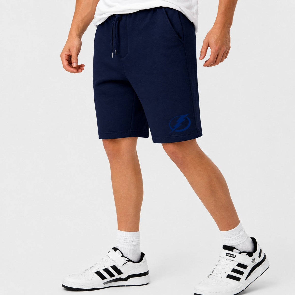 Men's Tampa Bay Lightning Cotton Shorts - Navy