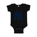 New York Yankees Baby Romper Onesie - Black
