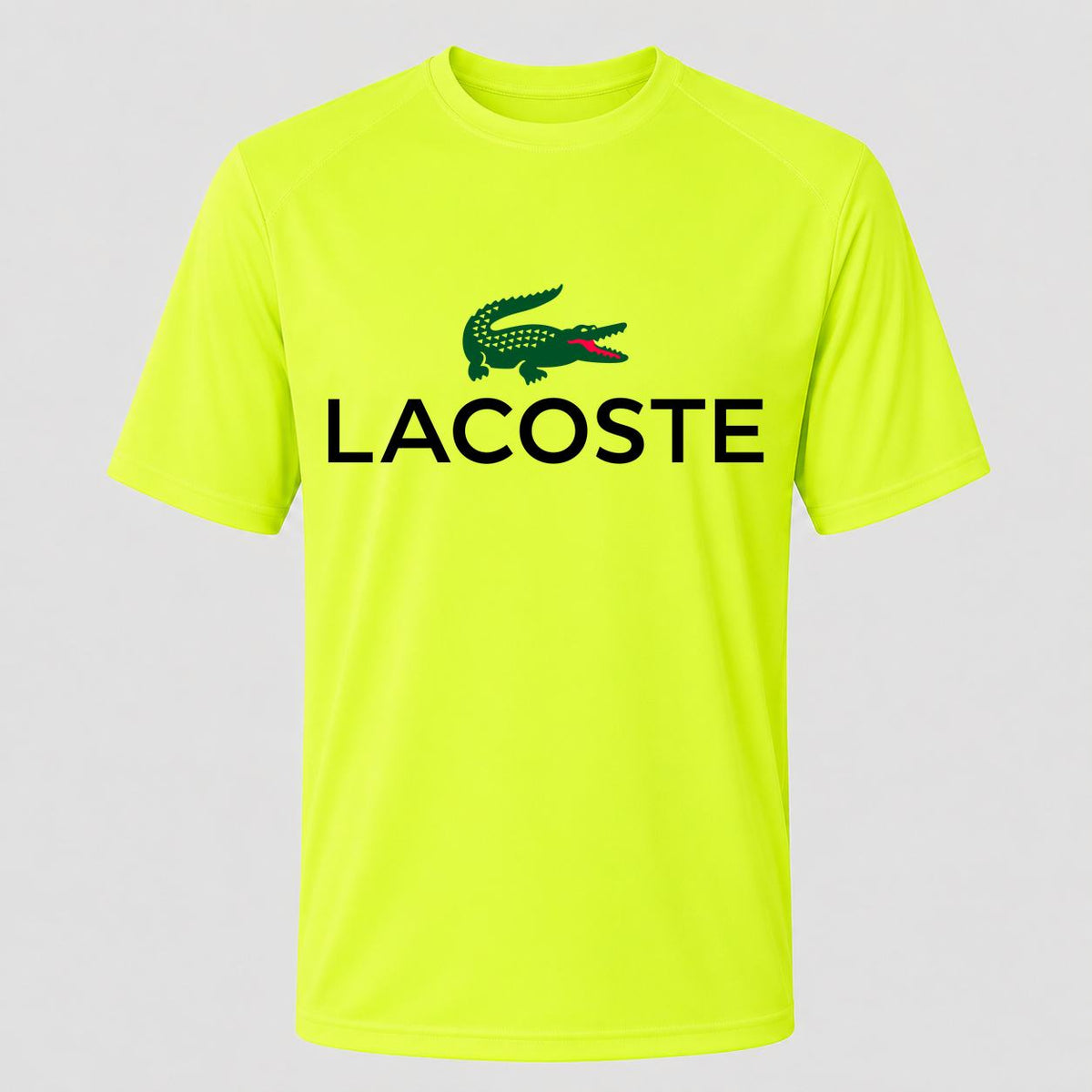 Men's Lacoste Performance T-Shirt - Safety Green