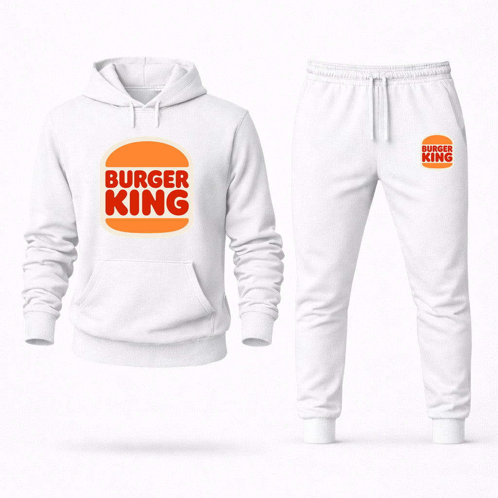 Burger King Hoodie and Joggers Set - White