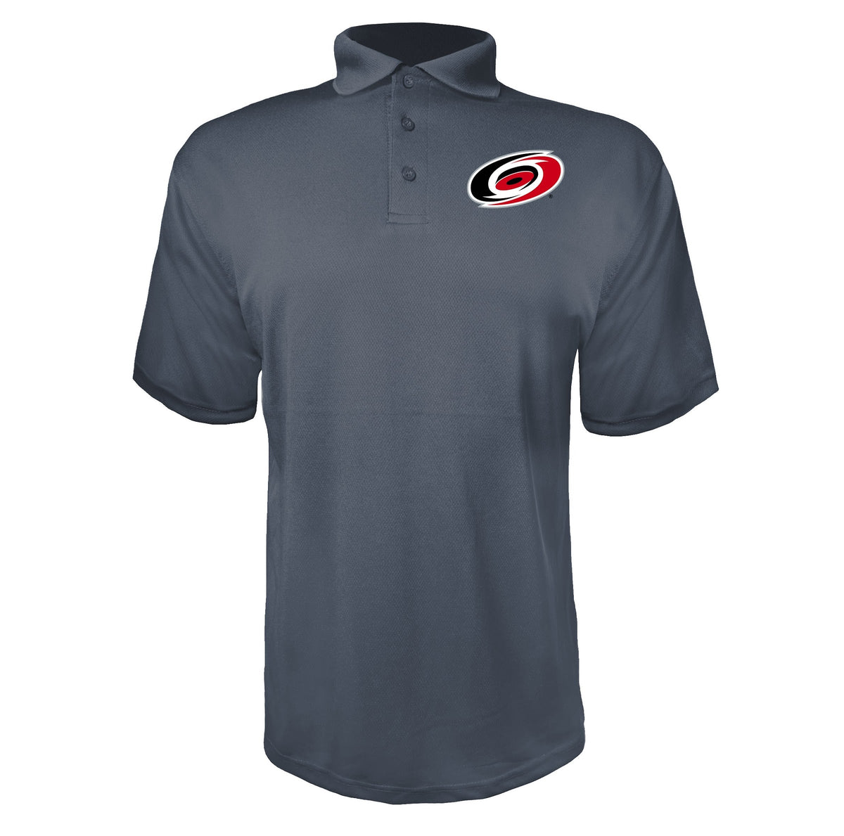 Carolina Hurricanes Charcoal polyester polo
