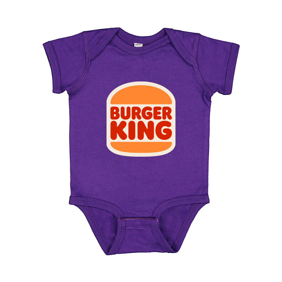 Burger King Baby Romper Onesie - Purple