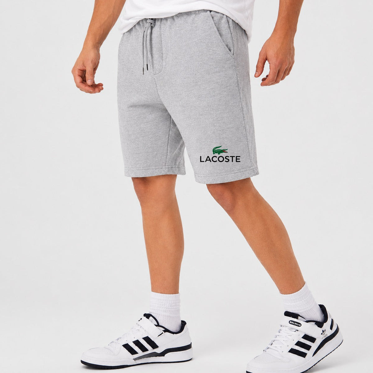 Men's Lacoste Cotton Shorts - Gray