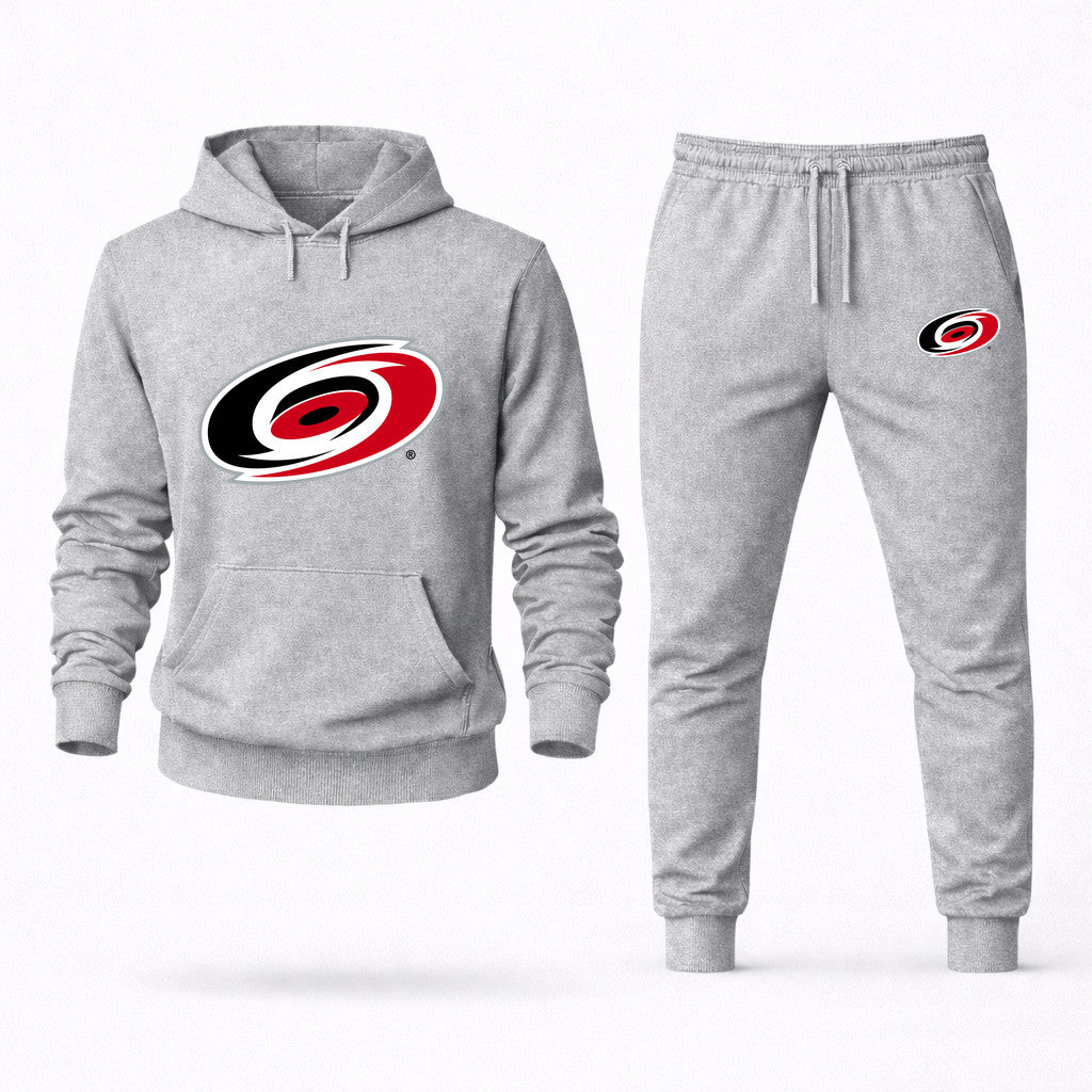 Carolina Hurricanes Hoodie and Joggers Set - Grey