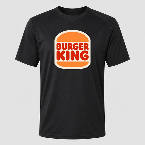 Men's Burger King Performance T-Shirt - Black