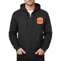 Burger King Zipper Hoodie - Black