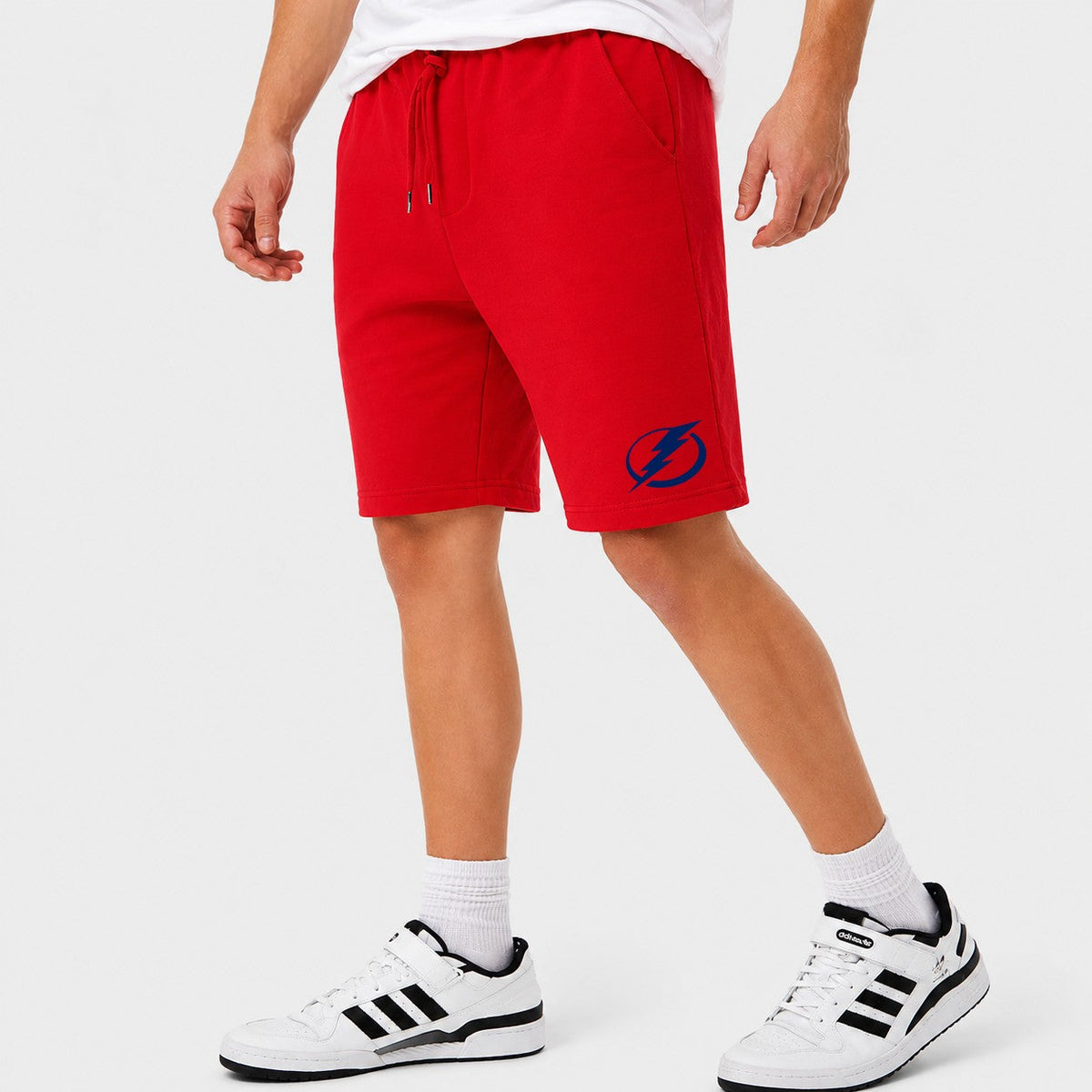 Men's Tampa Bay Lightning Cotton Shorts - Red