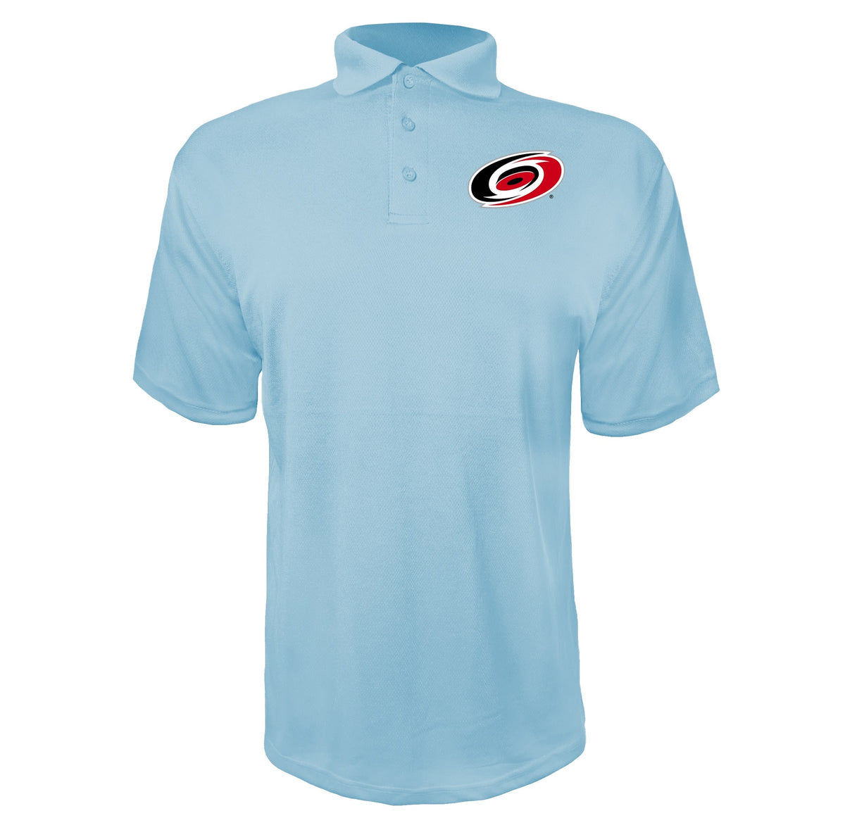 Carolina Hurricanes Sky Blue polyester polo