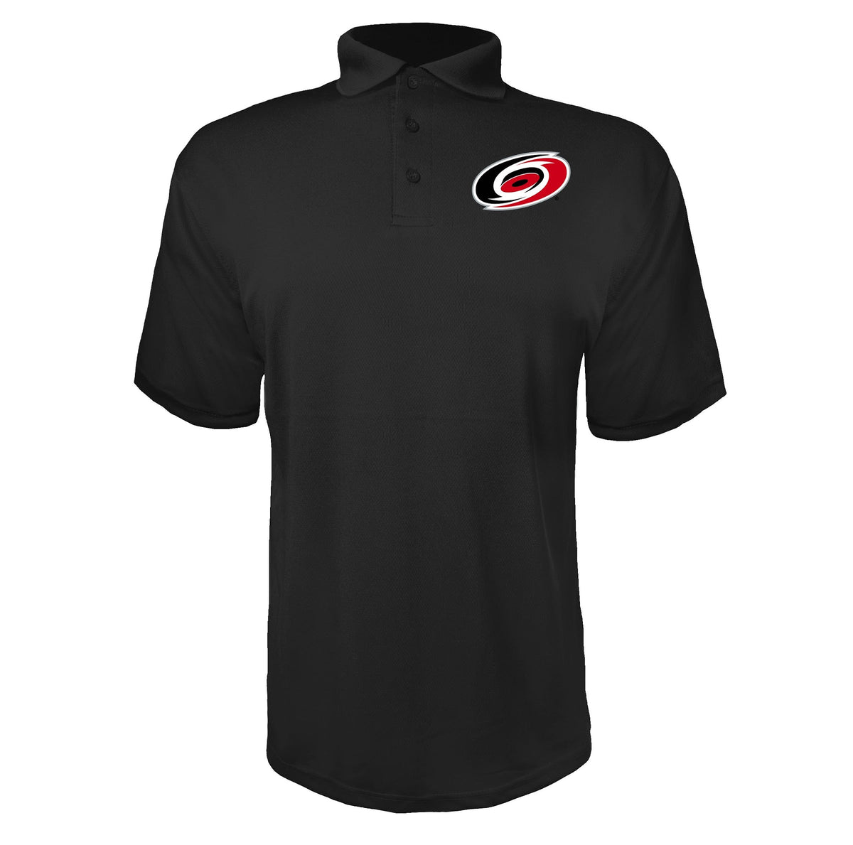 Carolina Hurricanes Black polyester polo