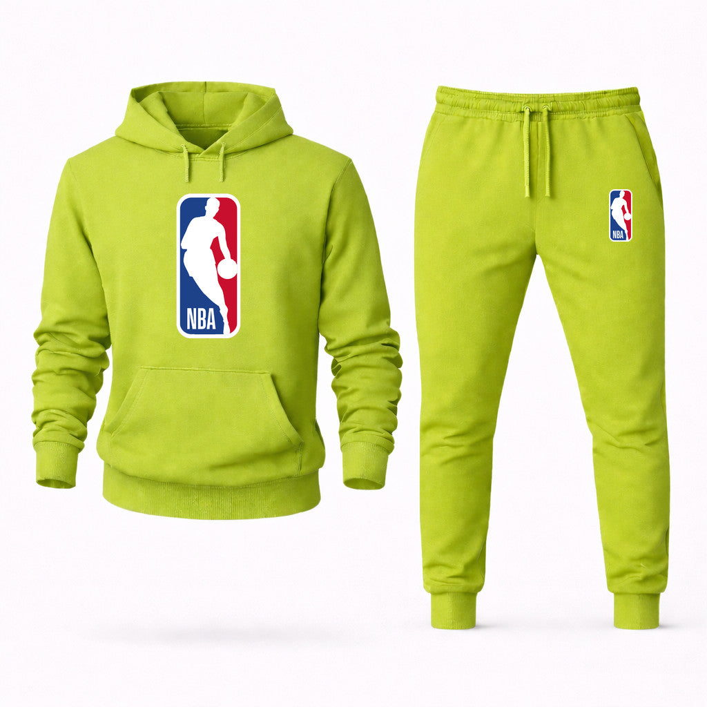 NBA Hoodie and Joggers Set - Lime Green