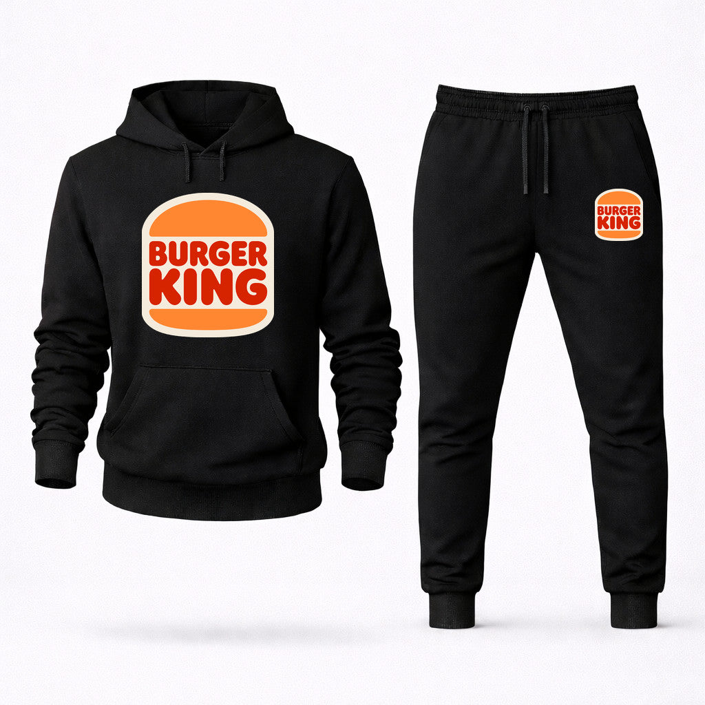 Burger King Hoodie and Joggers Set - Black