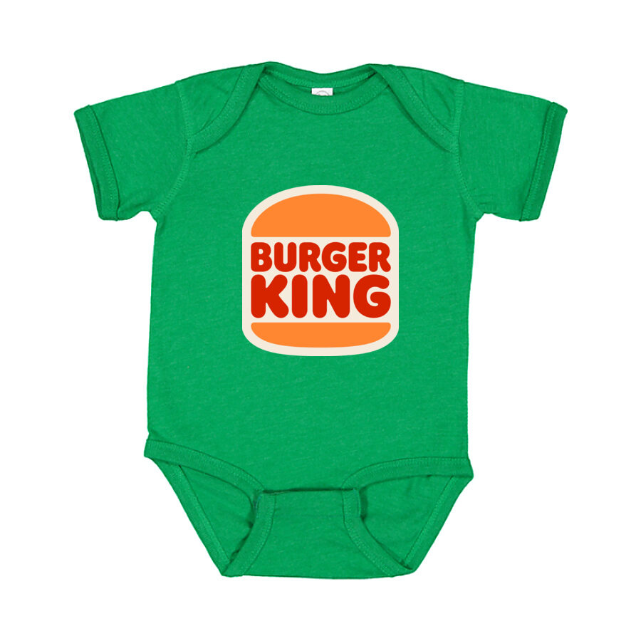 Burger King Baby Romper Onesie - Green