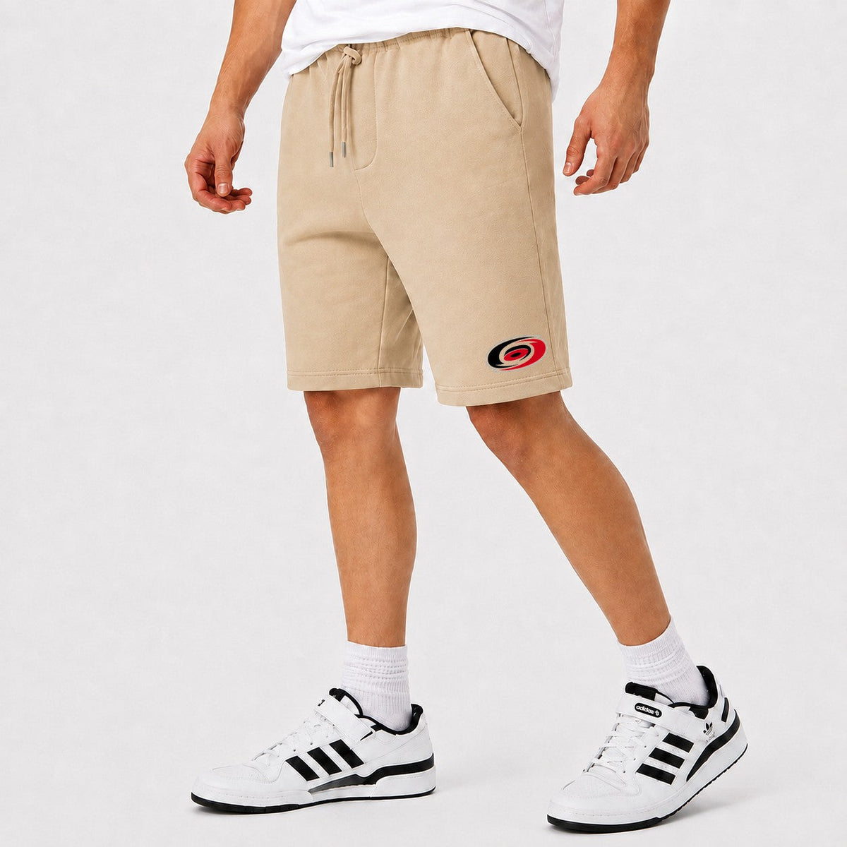 Men's Carolina Hurricanes Cotton Shorts - Beige