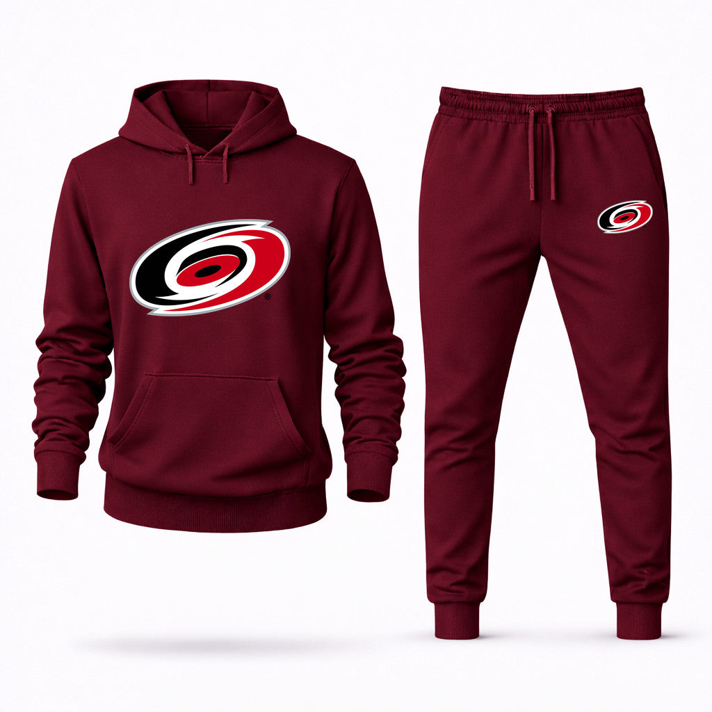 Carolina Hurricanes Hoodie and Joggers Set - Burgundy
