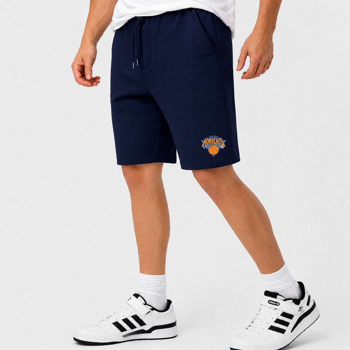Men's New York Knicks Cotton Shorts - Navy
