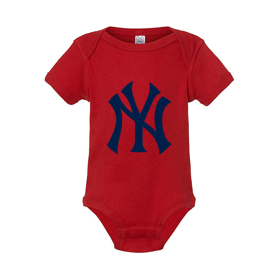 New York Yankees Baby Romper Onesie - Red