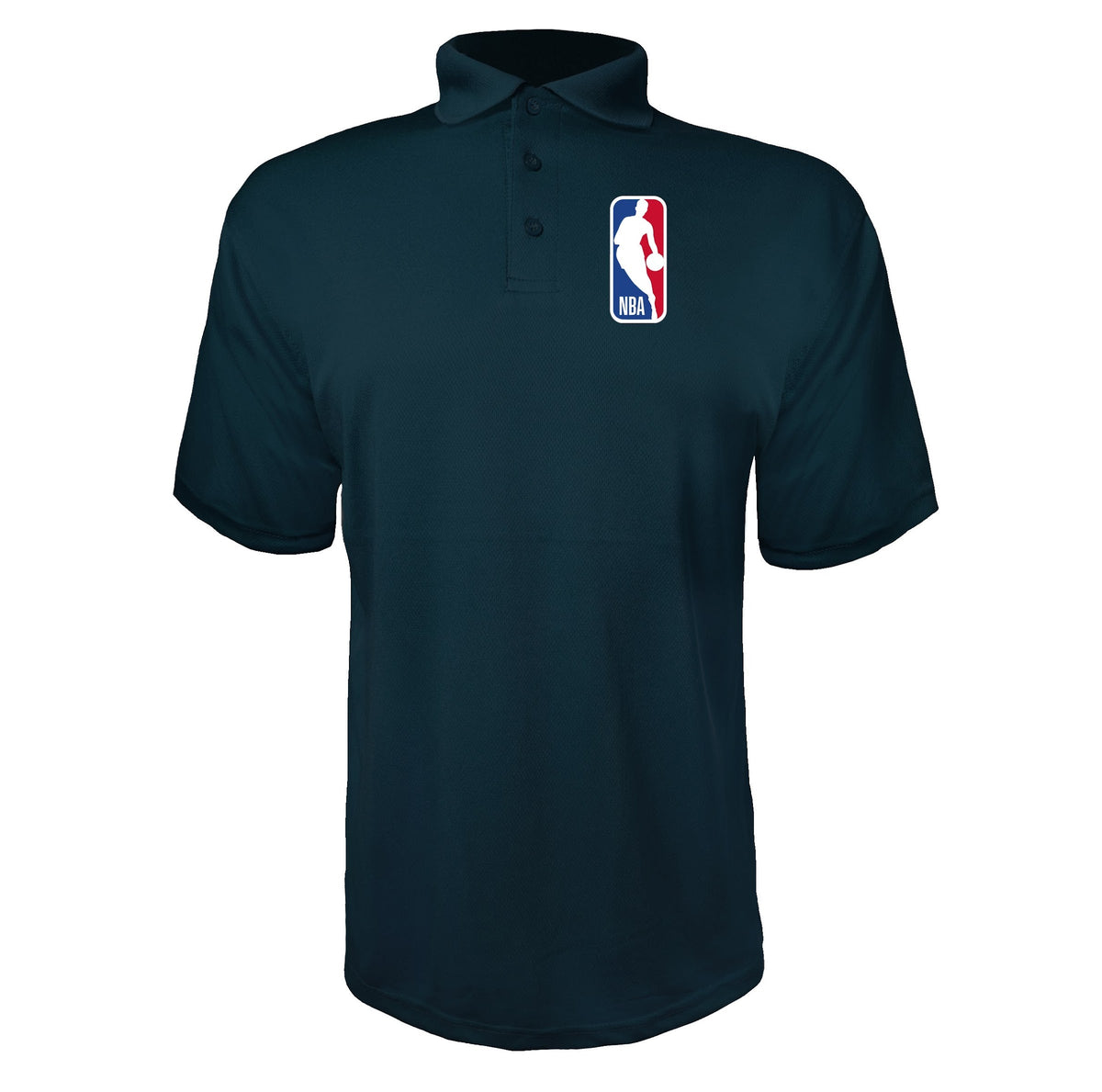 NBA Navy polyester polo