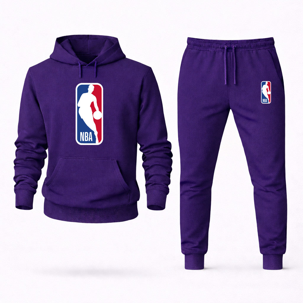 NBA Hoodie and Joggers Set - Purple