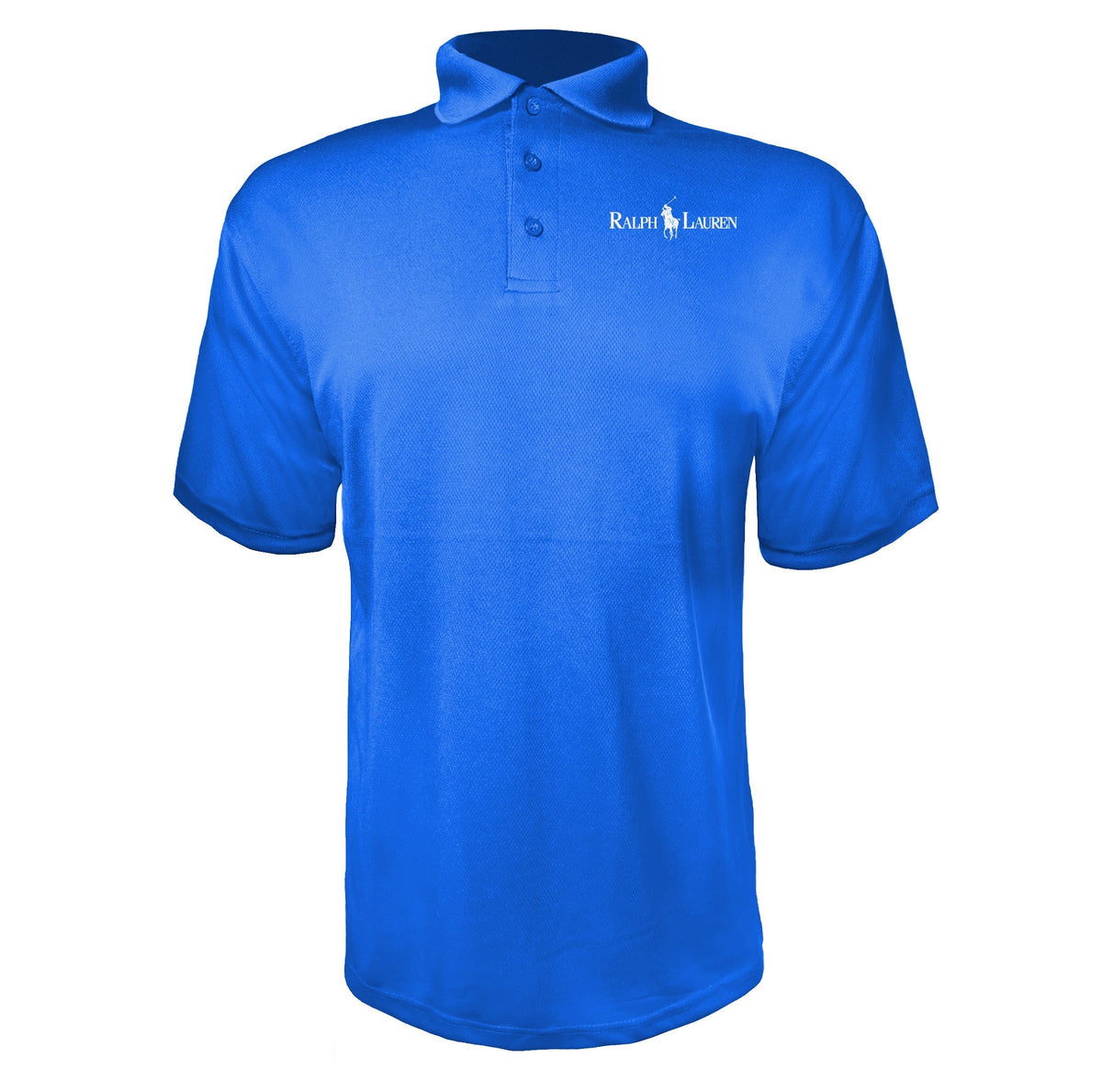 Polo Ralph Lauren White men's polyester polo in Blue