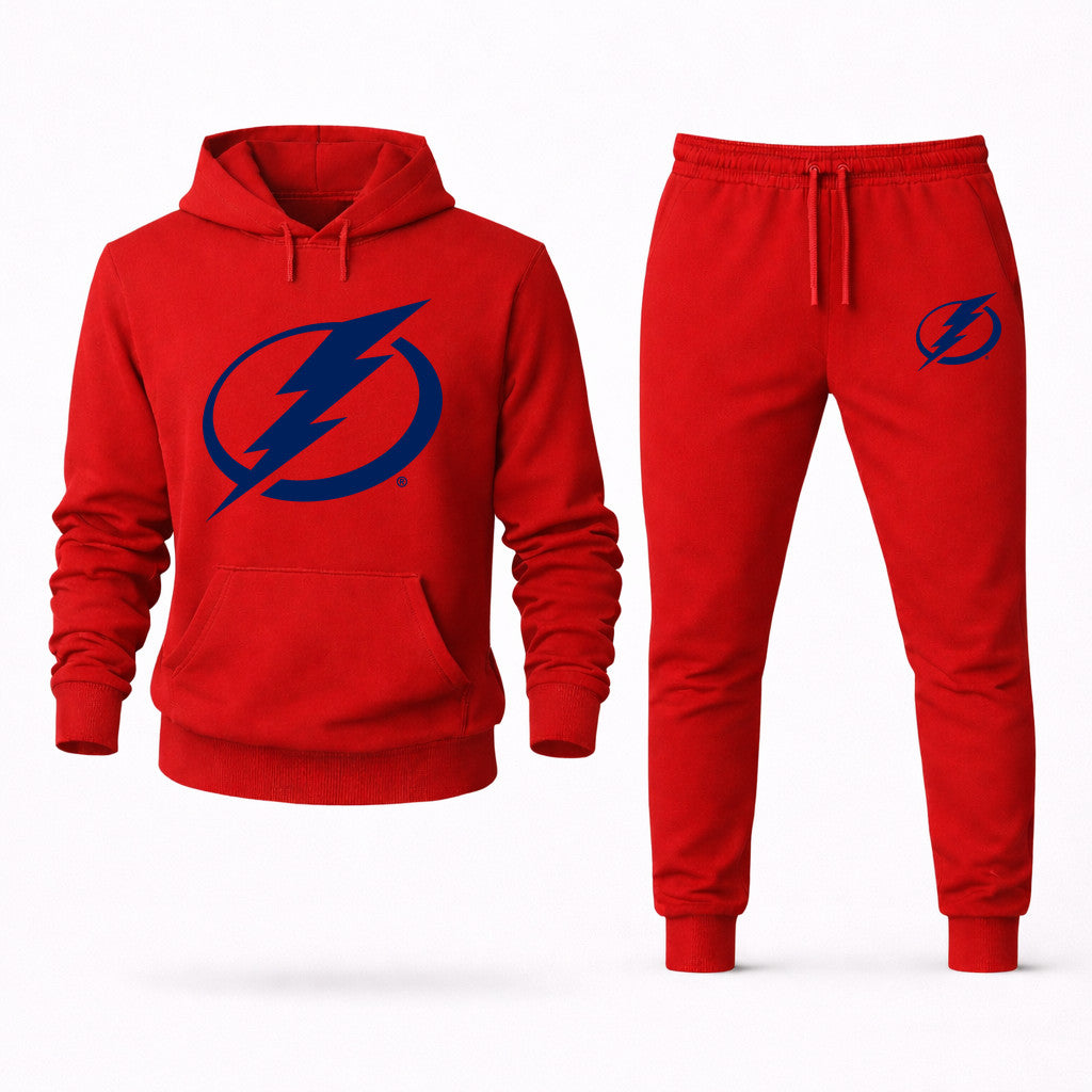 Tampa Bay Lightning Hoodie and Joggers Set - Red