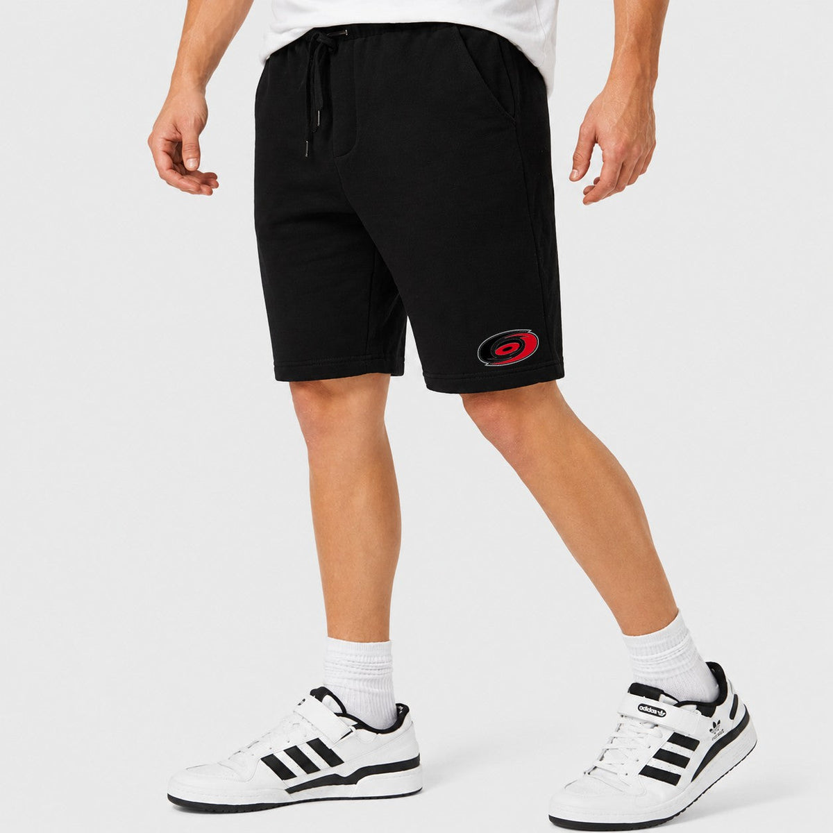 Men's Carolina Hurricanes Cotton Shorts - Black