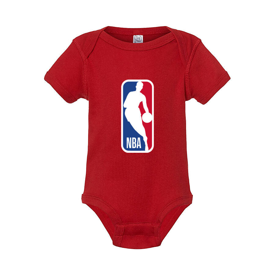 NBA Logo Baby Romper Onesie - Red