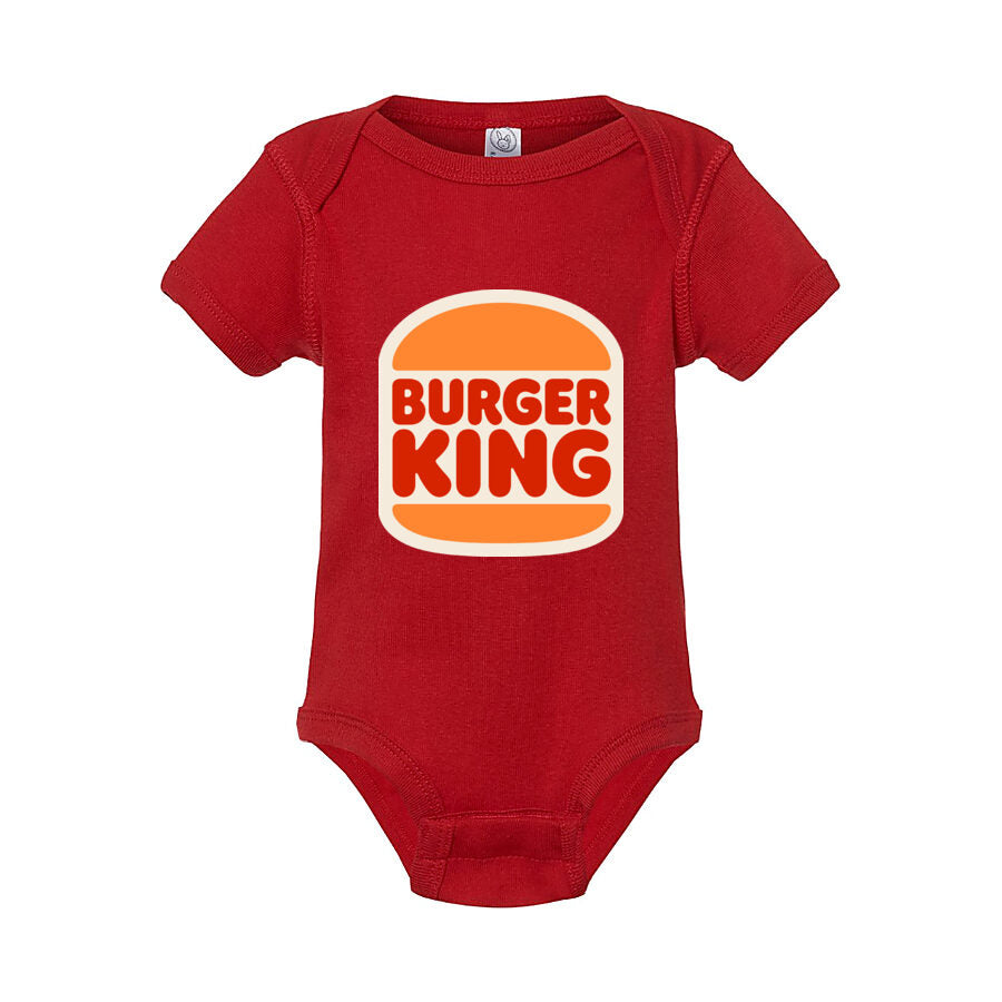Burger King Baby Romper Onesie - Red