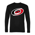 Men's Carolina Hurricanes Polyester Long Sleeve T-Shirt - Black