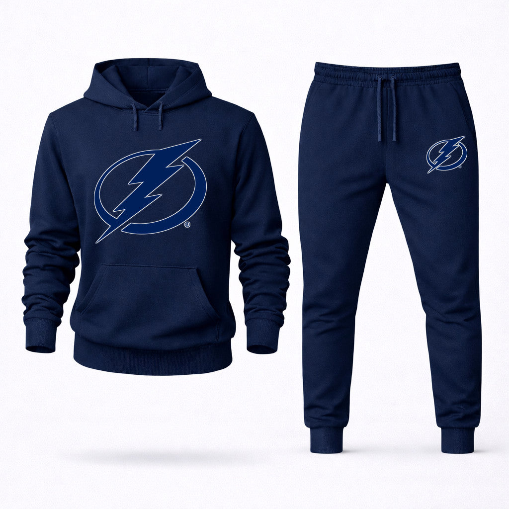 Tampa Bay Lightning Hoodie and Joggers Set - Navy