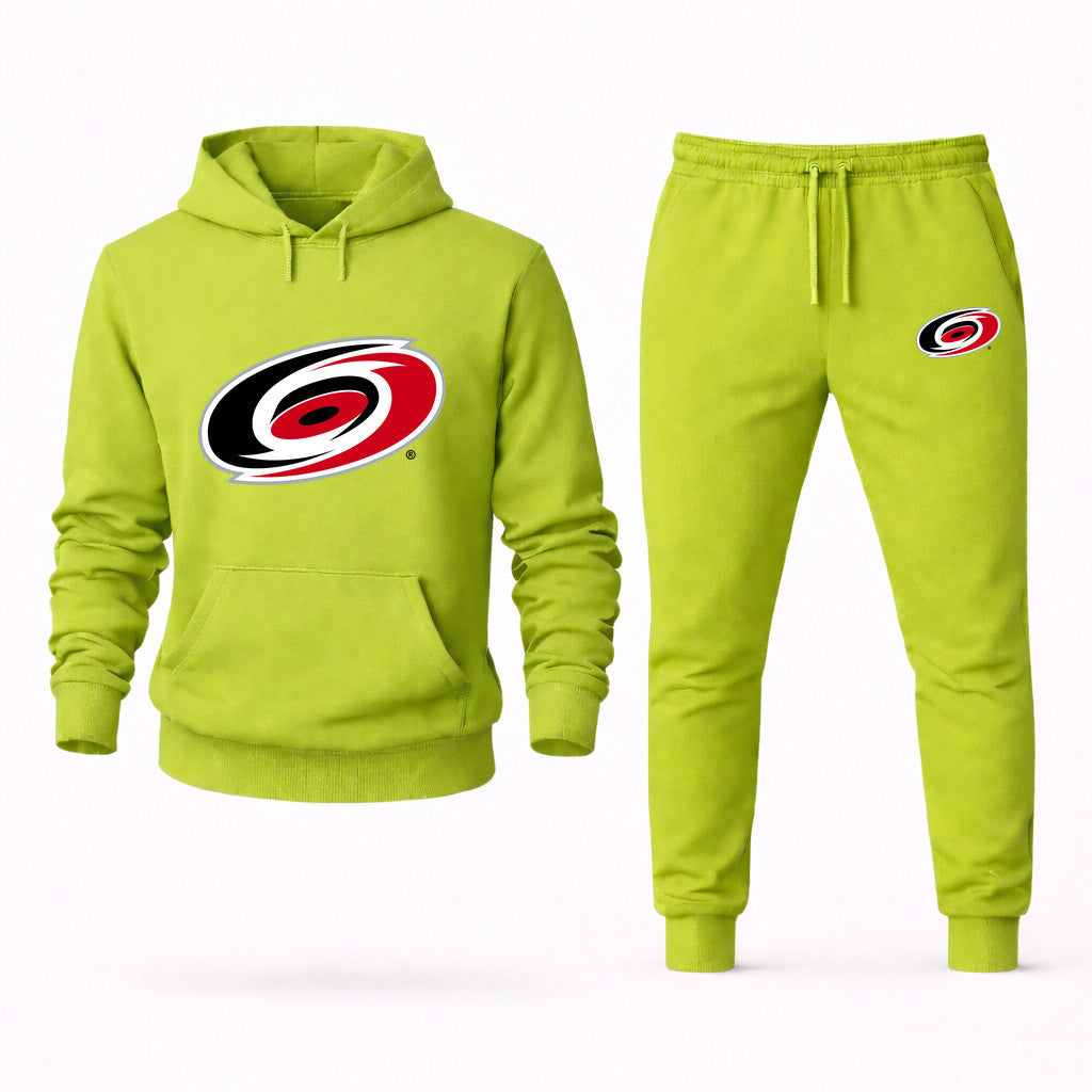 Carolina Hurricanes Hoodie and Joggers Set - Lime Green