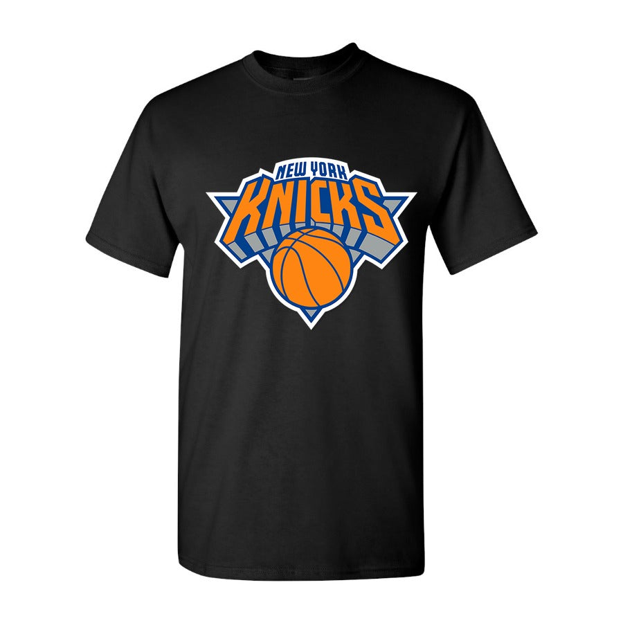 Men's New York Knicks Cotton T-Shirt - Black