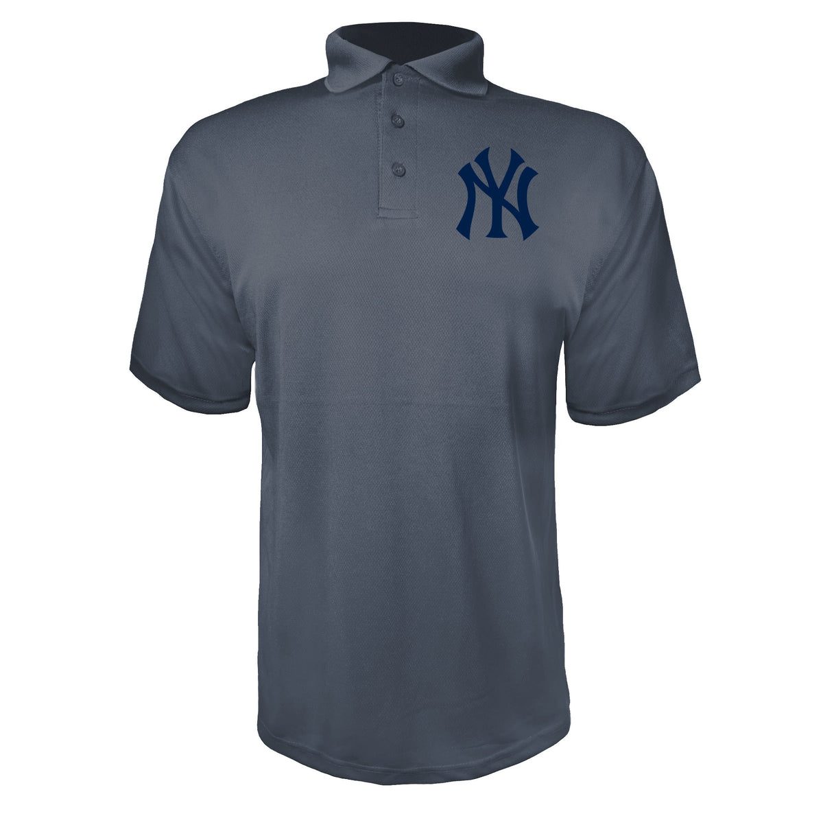 New York Yankees Charcoal polyester polo