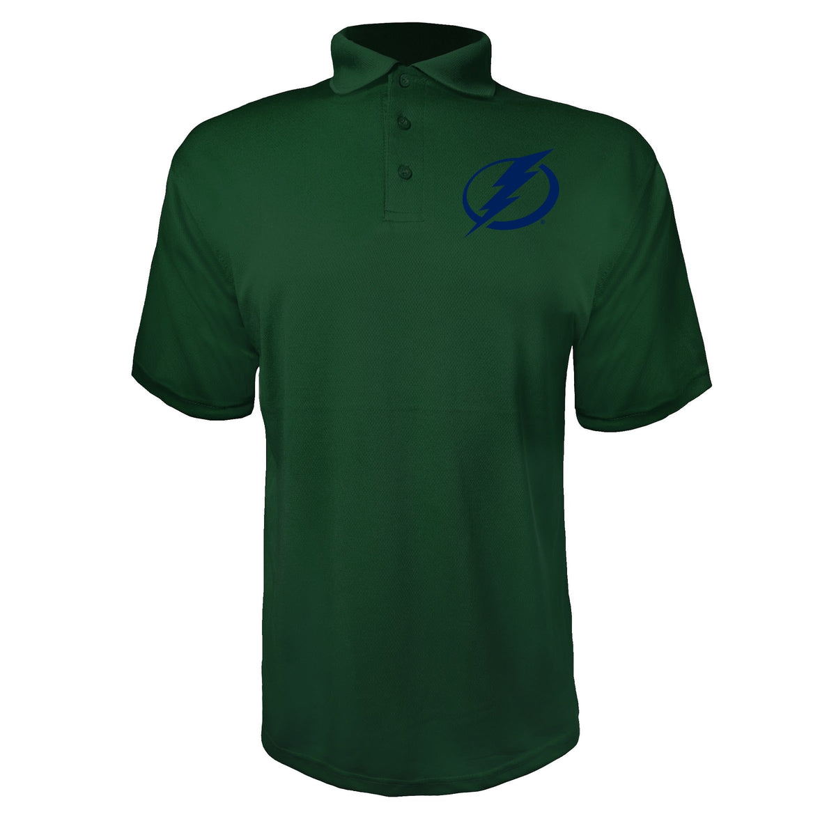 Tampa Bay Lightning Green polyester polo