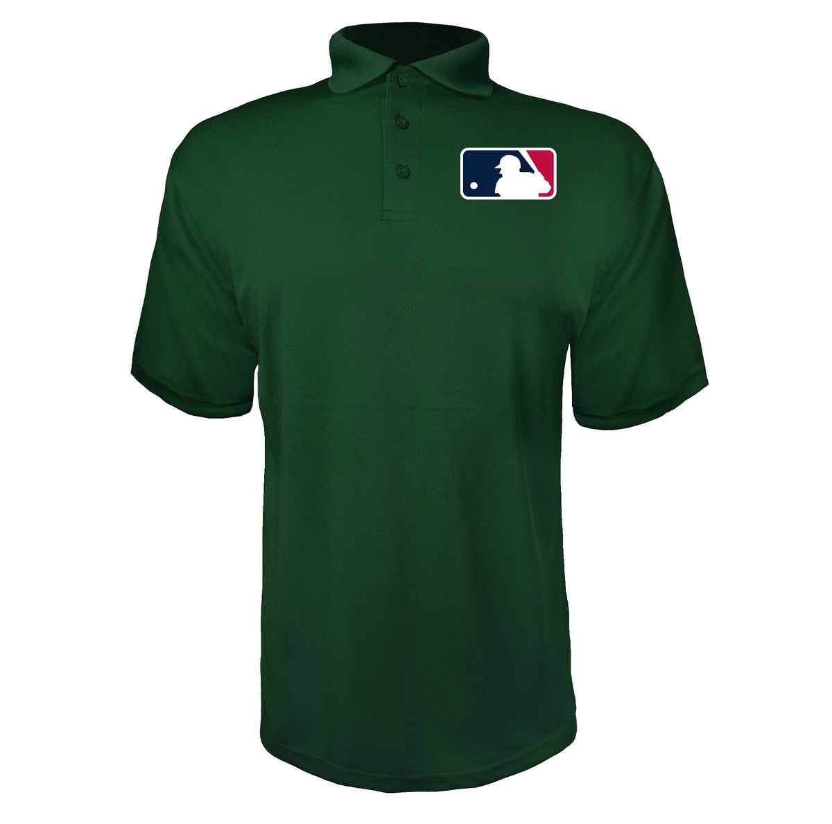 Major League Baseball Green polyester polo
