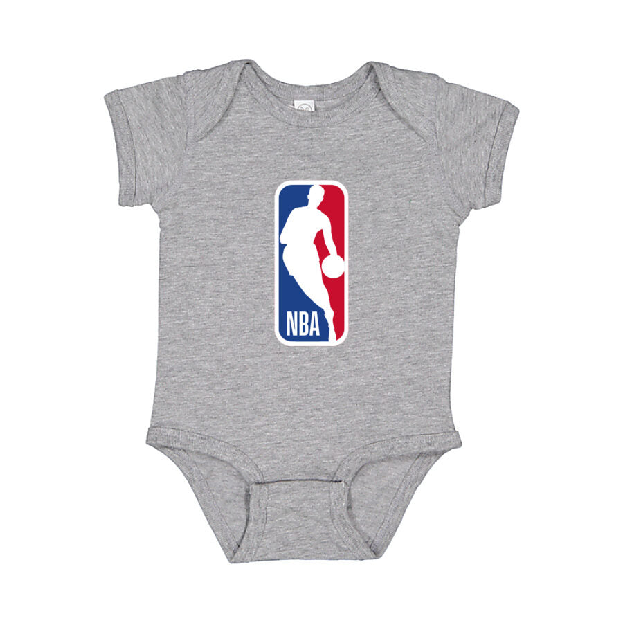 NBA Logo Baby Romper Onesie - Gray