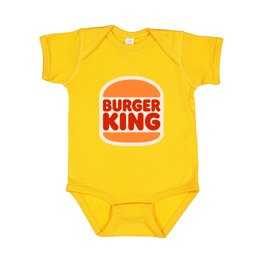 Burger King Baby Romper Onesie - Yellow