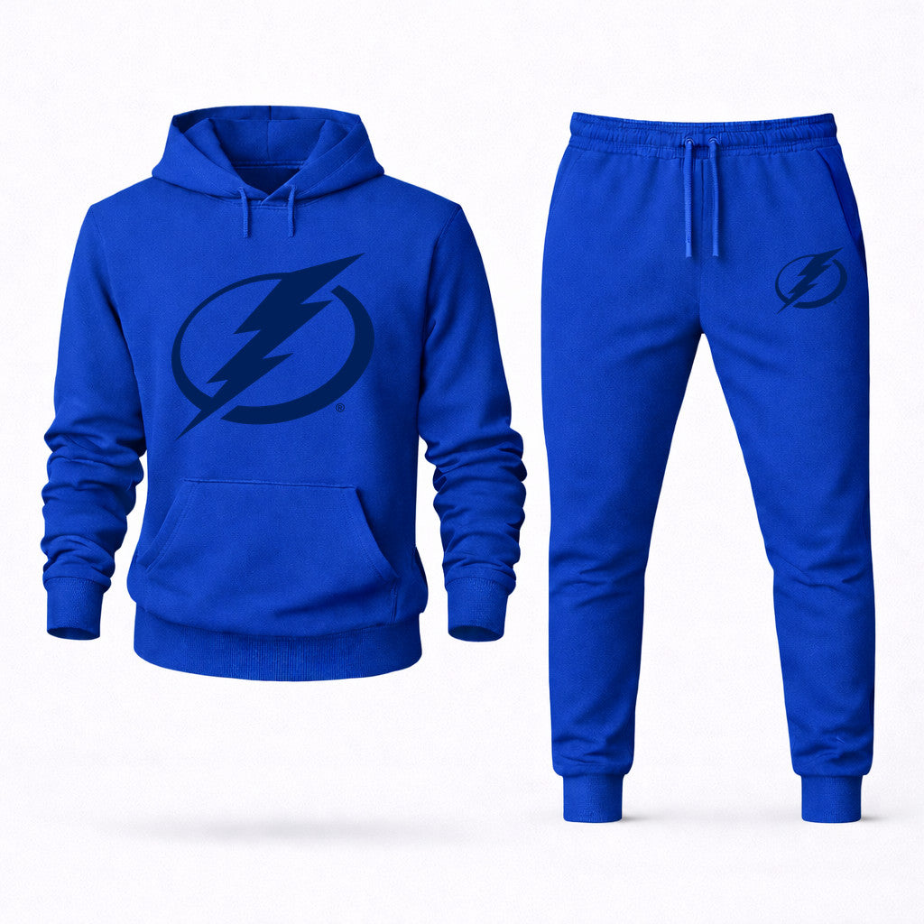 Tampa Bay Lightning Hoodie and Joggers Set - Blue