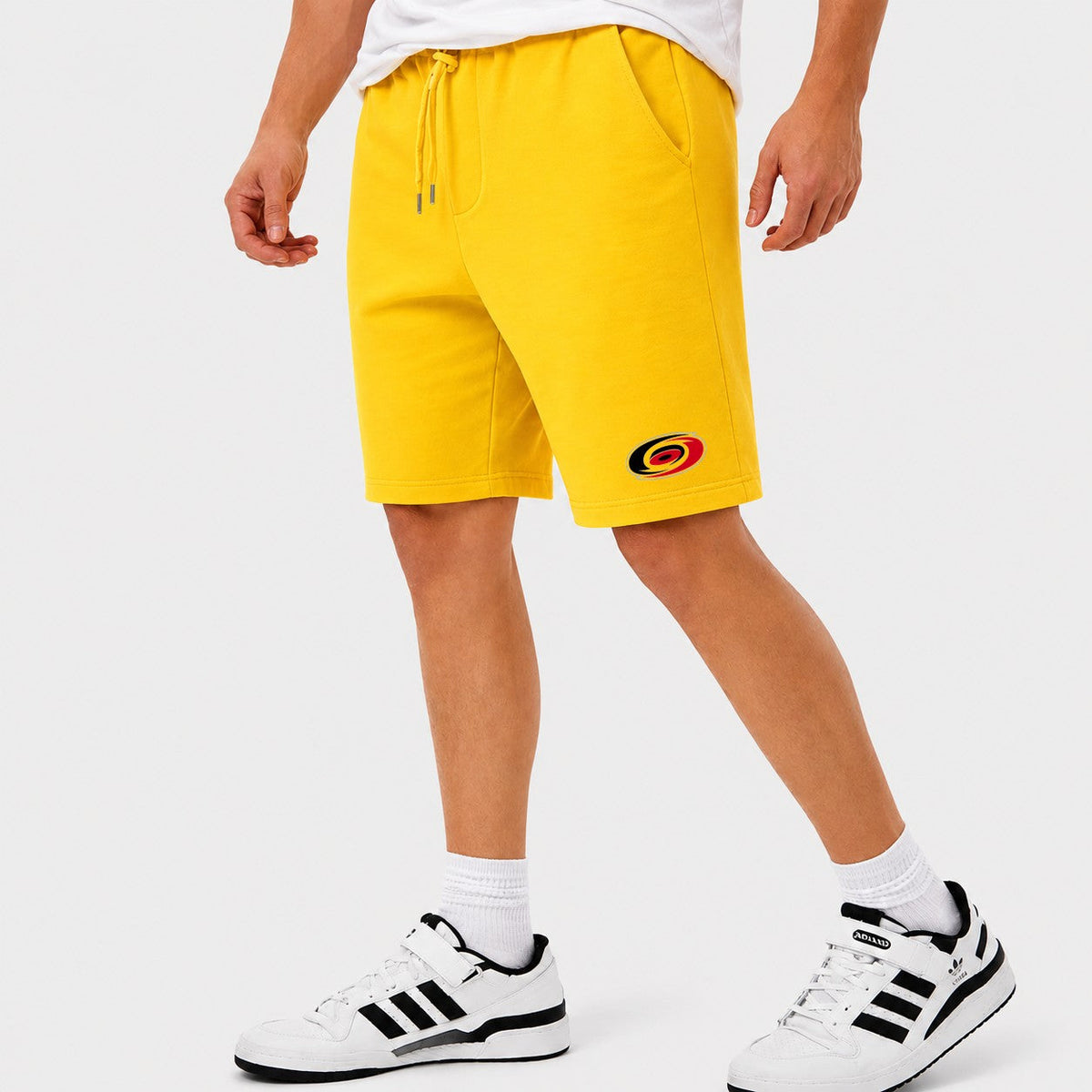 Men's Carolina Hurricanes Cotton Shorts - Yellow