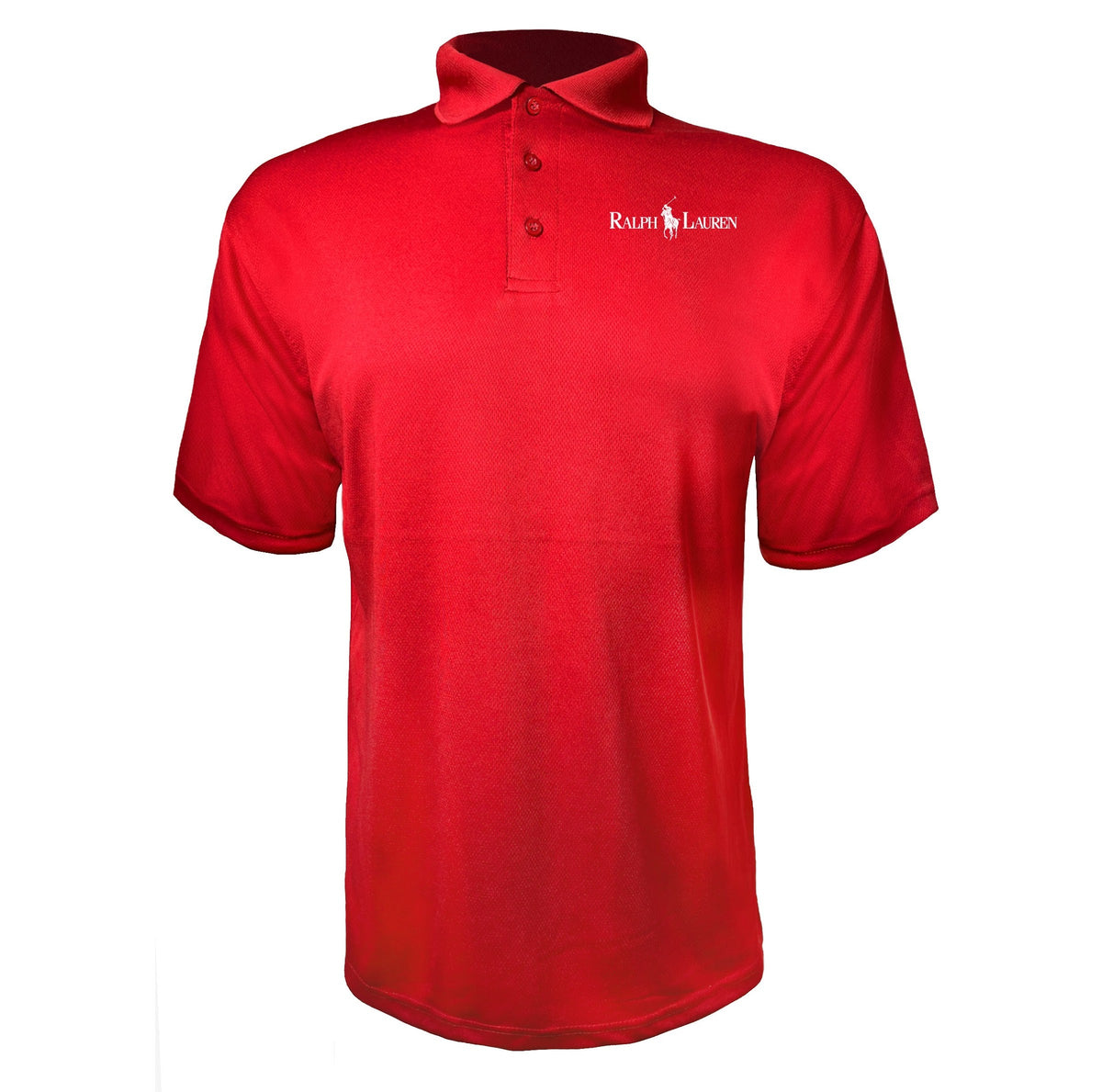 Polo Ralph Lauren White men's polyester polo in Red