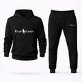 Polo Ralph Lauren White Hoodie and Joggers Set - Black