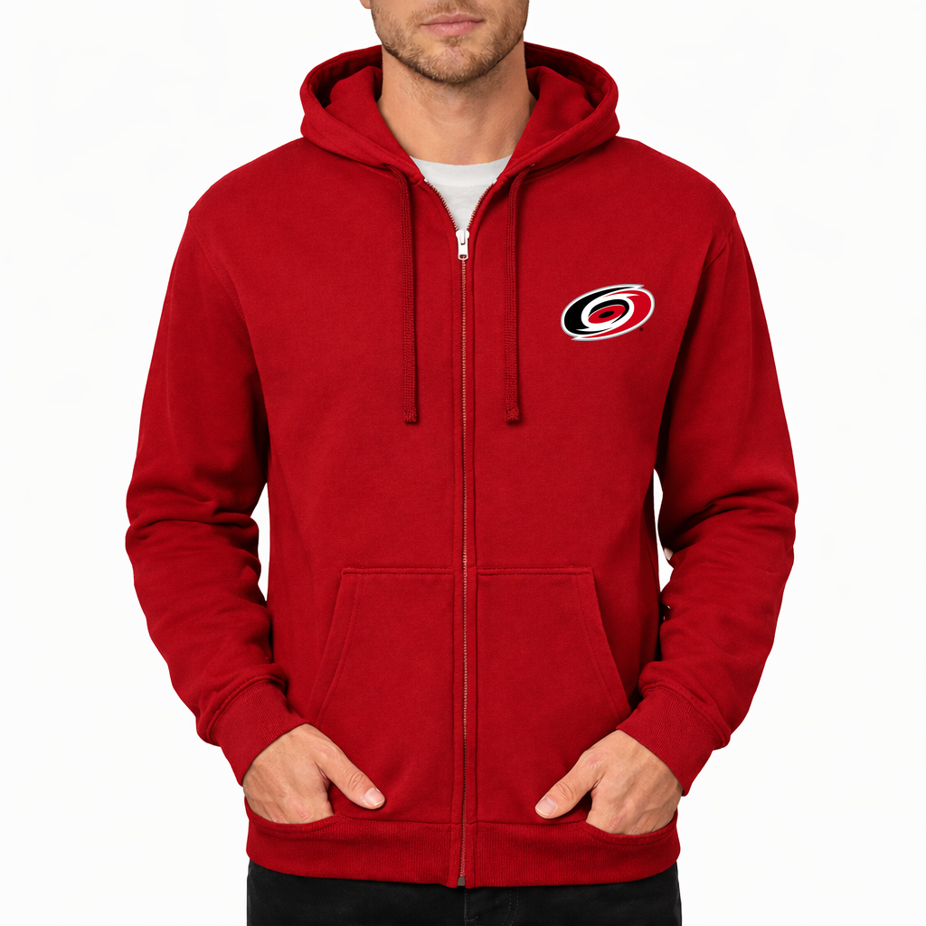 Men's Carolina Hurricanes Zipper Hoodie - Red