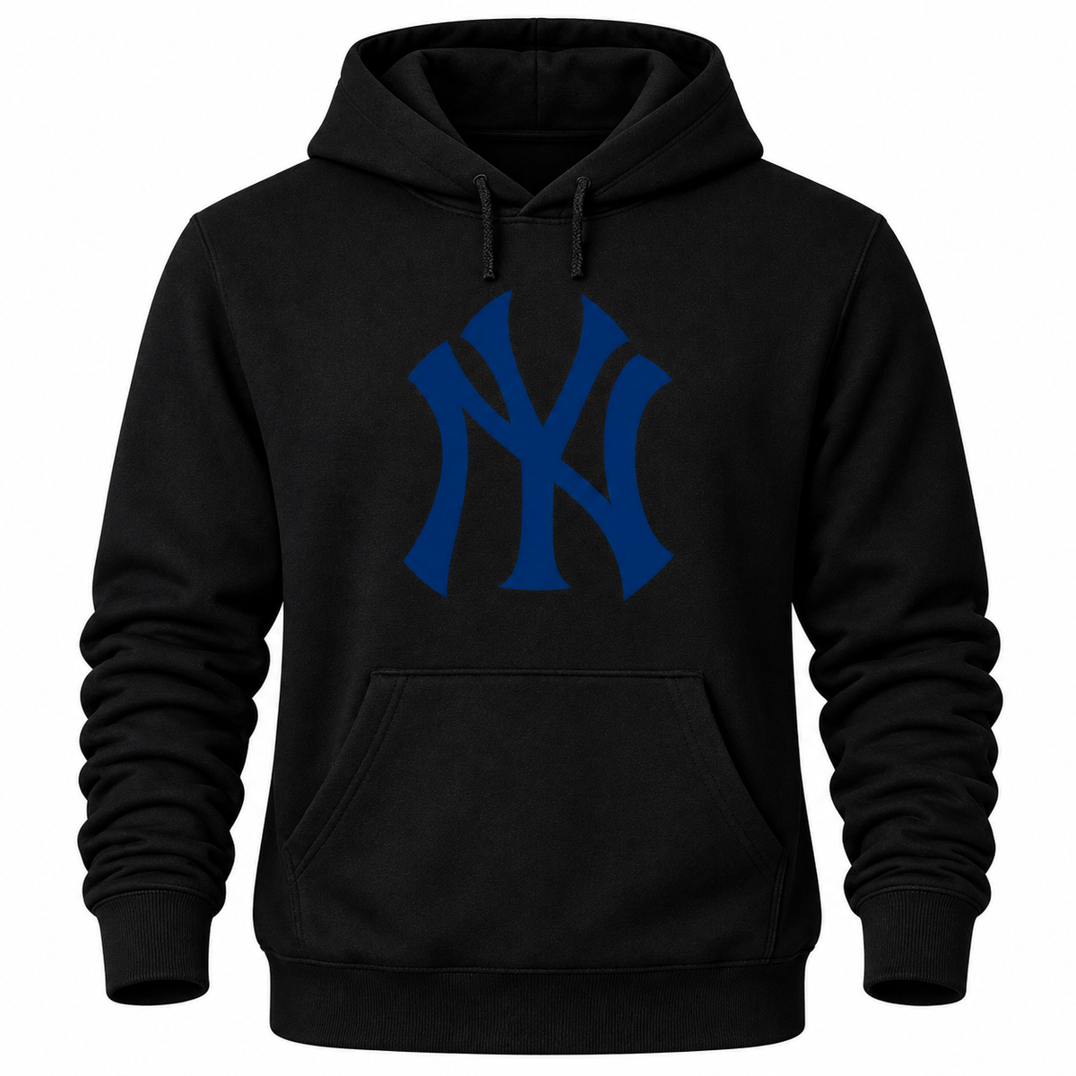Black New York Yankees pullover hoodie - front view