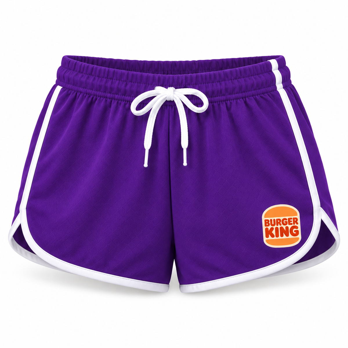 Women's Burger King Booty Shorts, Purple