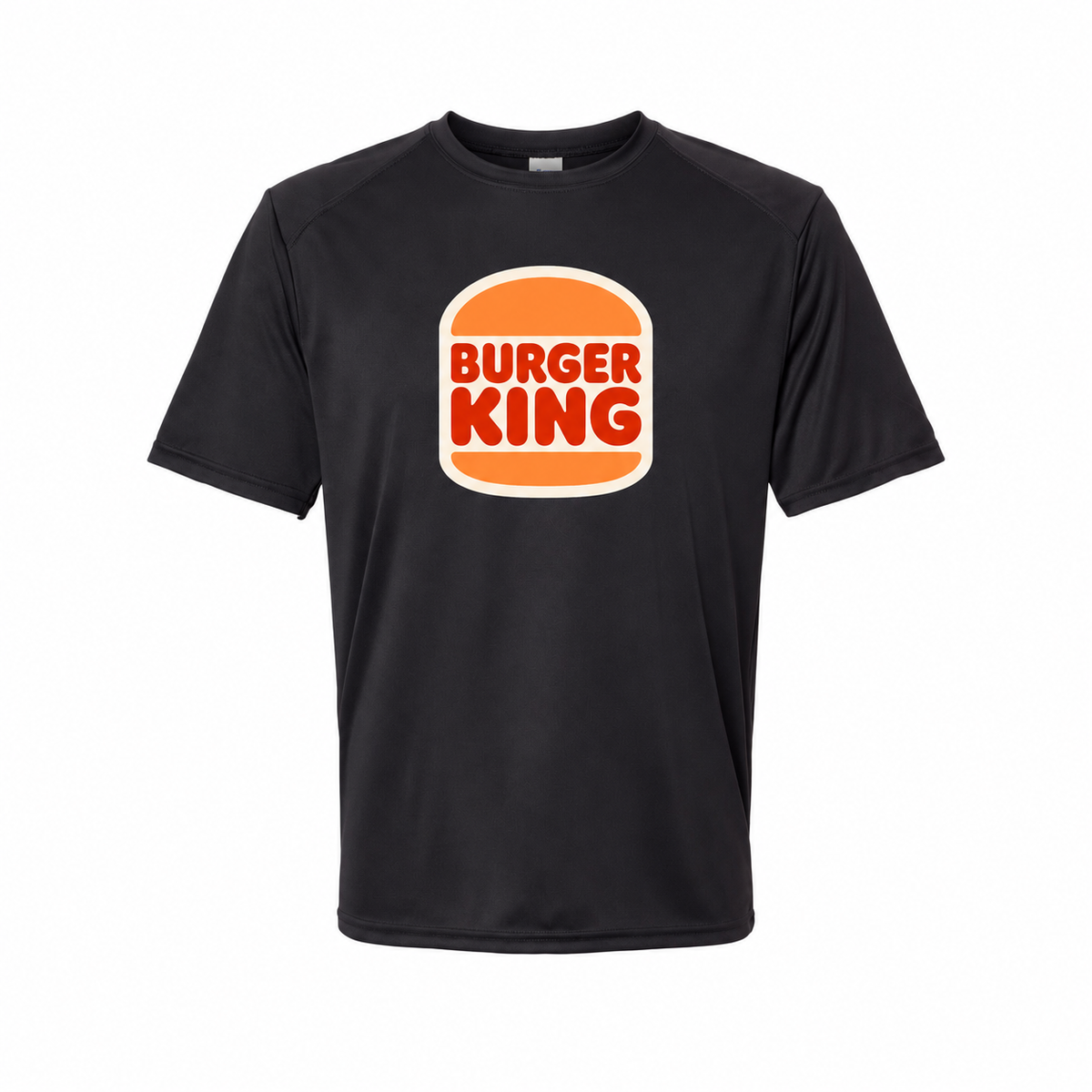 Youth Burger King polyester T-shirt, Black