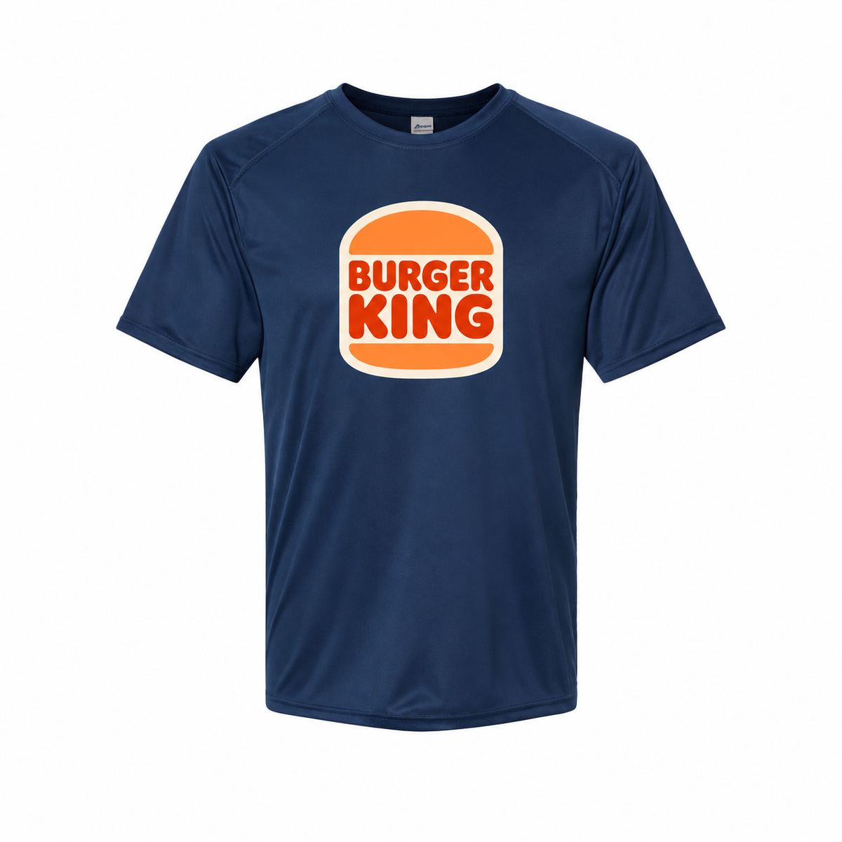 Youth Burger King polyester T-shirt, Navy