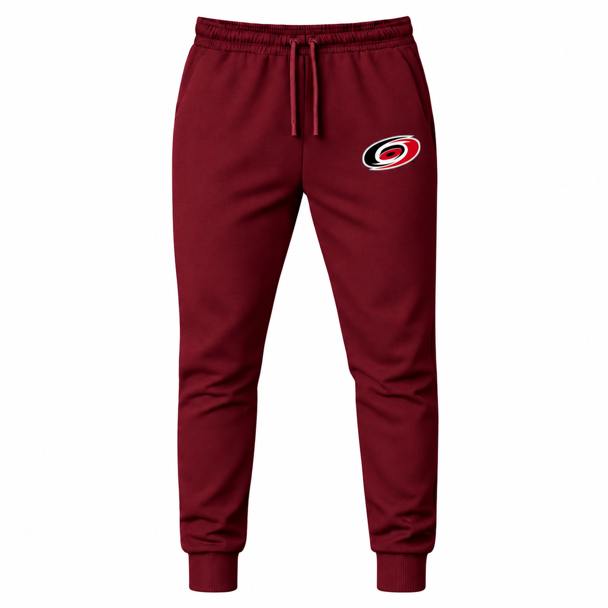 Men's Carolina Hurricanes joggers sweatpants, Burgundy