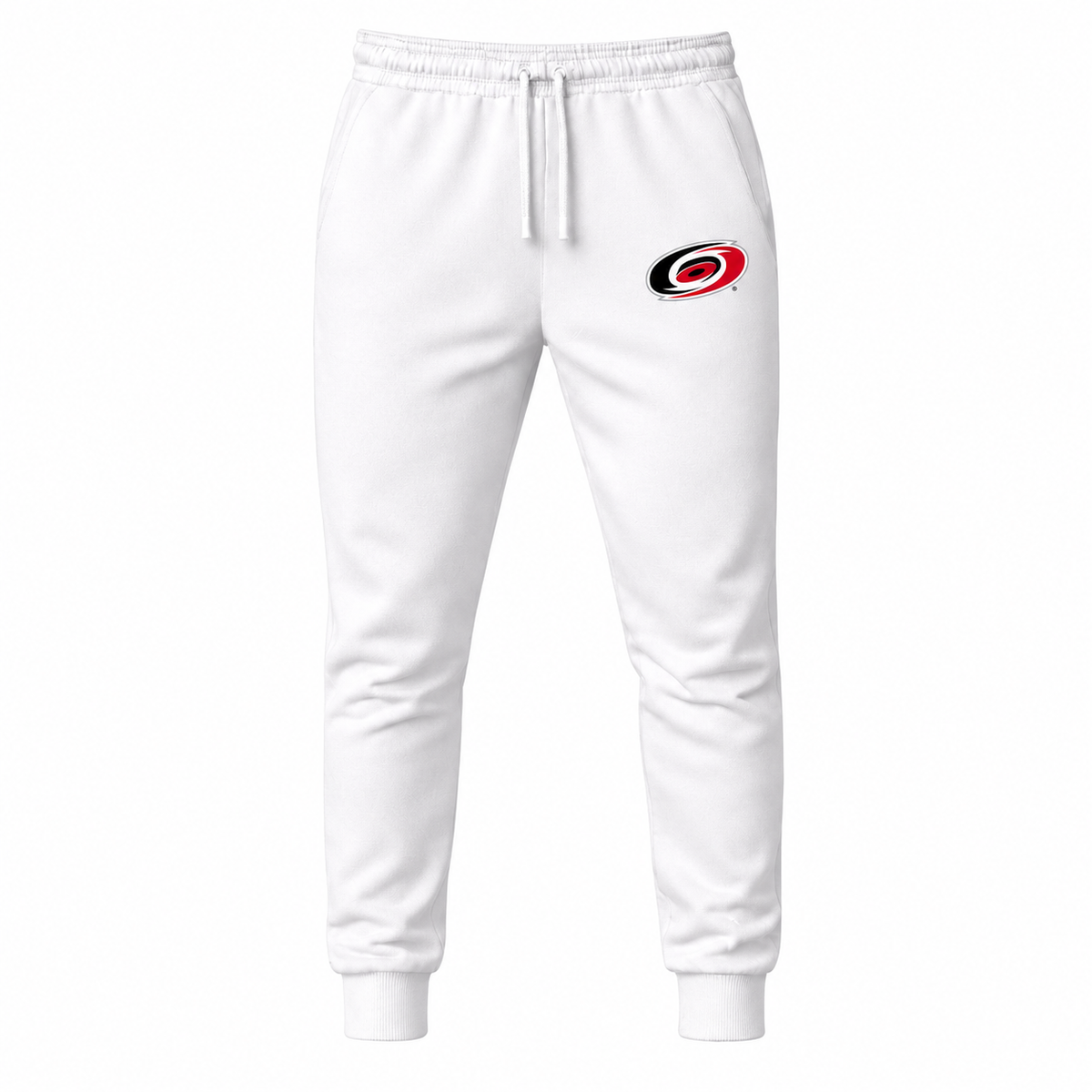 Men's Carolina Hurricanes joggers sweatpants, White
