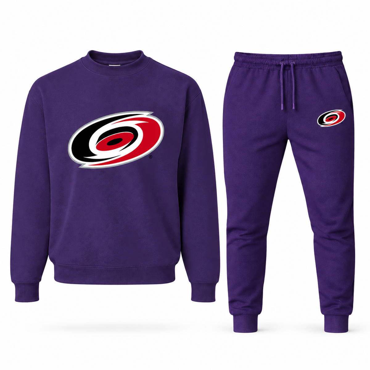Men's Carolina Hurricanes sweatshirt and joggers set, Purple