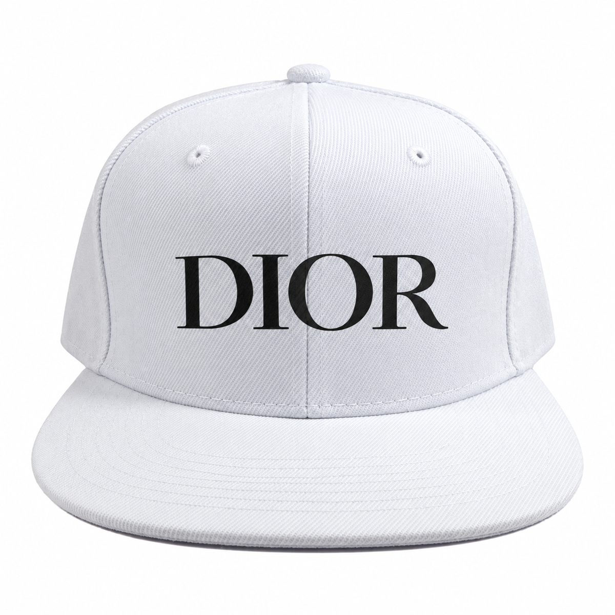 Dior snapback cap, White